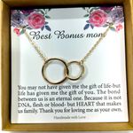IEFLIFE BEST BONUS‎ MOM Gold Interlocking Circle Necklace 16 Photo 0