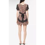 RIXO Floral Silk Mini Dress NEW Pink Photo 4