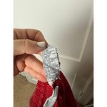 Kathy Ireland Vintage 90s Shorts Women's Medium Red High Rise Nylon Baggy Photo 6