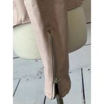 BLANK NYC Zip Moto Jacket Faux Leather Coat Medium Womens Full Zip Pink Grunge Photo 6