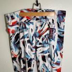 No Boundaries  Super Soft Capri Legging White Neon Geometric XXL 19 Photo 1