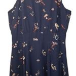 Maison Jules WOMENS DRESS SIZE 4 NAUTICAL THEME FLARE LINED NAVY BLUE Photo 0