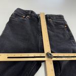 ZARA Jeans Womens 6 Black Skinny High Rise Denim Cotton Photo 5