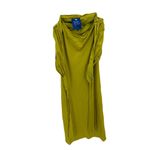 Simon Miller Yabba Halter Linen Kiwi Green Maxi Dress Size XL Photo 2