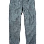 Ann Taylor Size 0 Trouser Pants Straight Flat Front Gray Dress Mid Rise Stretch Photo 0