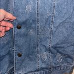 Quacker Factory Vintage Jean Jacket  Blue Denim Jacket with Heart gemstones Photo 2