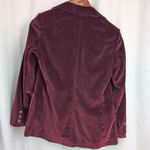 Vintage Ladies' Red Velvet Blazer Size M Photo 5