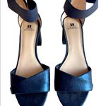 White Mountain Blue Metallic Sandals Photo 0