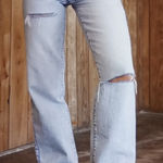 Revice Denim Folded Over Blue Jeans Streatwear Sexy Womens Size 23 Photo 0