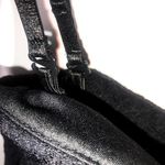 Vintage Y2K Convertible Strapless Floral Lace Sweetheart Neck Black Mini Dress Photo 2