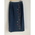Ruff Hewn Vintage Maxi Denim Wrap Skirt Deadstock Western Boho Women Size 10 Photo 9
