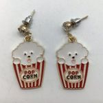 NEW fashion dog in popcorn container earrings Red Photo 2