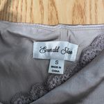 Emerald Sundae B40 New Womens  Elegant Silver Satiny Silky Lined Dress size Small Photo 7