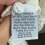 Johnny Was Lexan Embroidered Button-Down Slip Dress Boho Chic Size Large Photo 12