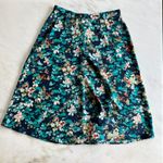 Van Heusen Vintage Floral Print Skirt Size 4 A-Line Midi Career Casual Photo 0