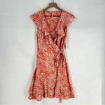 Free People  French Quarter Wrap Mini Dress Pop‎ Combo Print Photo 1