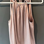 Lulus New Purple Beige  Silk Top, Small Photo 0