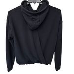 Lululemon Womens Black Hoodie size 8 Twisted And Tucked Pullover Photo 5