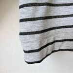 Lucky Brand  Gray Striped Shine Pullover Sweatshirt L Photo 6