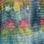 BKE  colorful sheer blouse size medium Photo 1