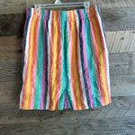 J.Crew Pink and Green A-Line Skirt Knee-Length Casual Photo 3