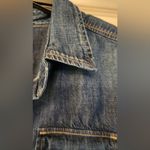 Outerknown Wyatt Western Denim Shirt Heritage Blue Pearl Women’s Size Small Photo 8