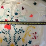 Anthropologie Embroidered White Boho Top Photo 6