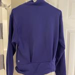 Athleta  Altitude Polartec Half Zip Sweatshirt Small in color Noble Blue Photo 5
