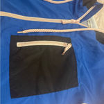 Ragstock Windbreaker Color Block Pullover Retro Sporty Hooded Mesh Jacket Large Photo 5