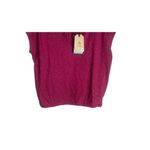 prAna NWT  Cotton Ocupas Popover Keyhole Tie Cap Sleeves Top S Orchid Pink #2919 Photo 9