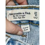 Abercrombie & Fitch NEW  Curve Love '90s Straight Ultra High Rise Jeans Size 4 27 Photo 2