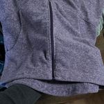 Duluth Trading Co Vest Women's Medium Purple Full Zip Fleece Hooded Pockets Photo 6
