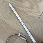 Rag and Bone NWOT  Baby Rounded Rebound Belt in Antique White Sz Small Photo 5