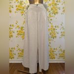 NWOT Women's Cream Wide Leg Linen like Pants size L Size L Photo 1