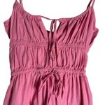 Ciao Lucia Fabia Pink Sleeveless Ruched Barbiecore Party Midi Dress Size Small Photo 7