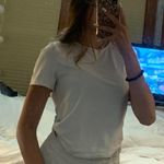 basic white t shirt Size M Photo 1