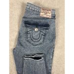 True Religion Womens Sz 29 Blue Jeans- Jennie Curvy- Mid Rise Super Skinny- EUC Photo 1