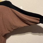 Christine Gerard Dusty Rose and Black Scoop Neck Dolman Sleeve Sweater Size M Size M Photo 3