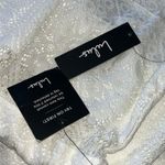 Lulus  Appetite for Seduction White‎ Lace Long Sleeve Dress NWT Photo 9