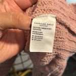 American Eagle cropped pink knit sweater Size XL Photo 3