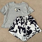 Amazon cow print pajama set Photo 1