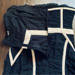 ASOS Vintage Black & Ivory Ruche Bodycon Strapless Cocktail/Wedding Guest Dress Photo 8