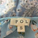 POL Floral Lace Sheer Long Sleeve Top Size Small Photo 8