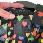 Akris  Sleeveless Rainbow Heart-Print Blouse 6 Photo 3