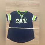 NFL Seattle Blue and Green Jersey Photo 1