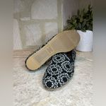 Toms  Darcy Sunburst 10016797 Black/Gray Canvas Fabric Flats Loafer sz 6 Photo 8