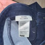 Paige  High Rise Bell Canyon Jeans Dark Blue Jeans - Size 28 Photo 5