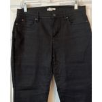 Eileen Fisher Jeans Women's Sz 6 Black Denim Straight Leg Stretch Minimalist EUC Photo 2