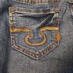 LA Idol USA Jorts Y2K Embroidered Denim Bermuda Streetwear Summer Juniors 3 Blue Size 23 Photo 5