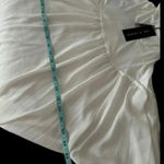 NWT Lola & Sophie Designer Blouse Knit White Turtle Neck Long Sleeve Small Photo 10